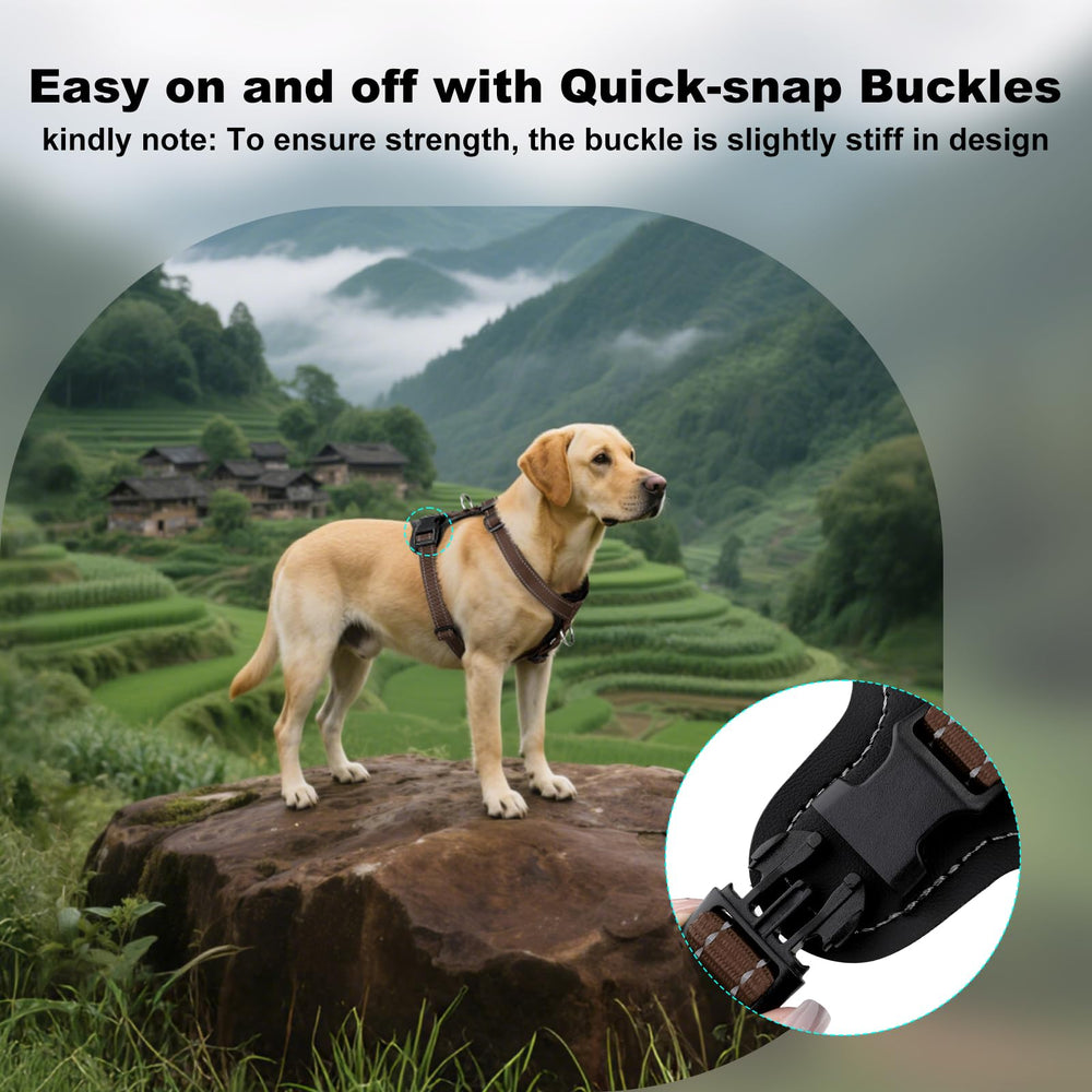 PLUTUS PET harness soft nylon reduces chafing during long hikes