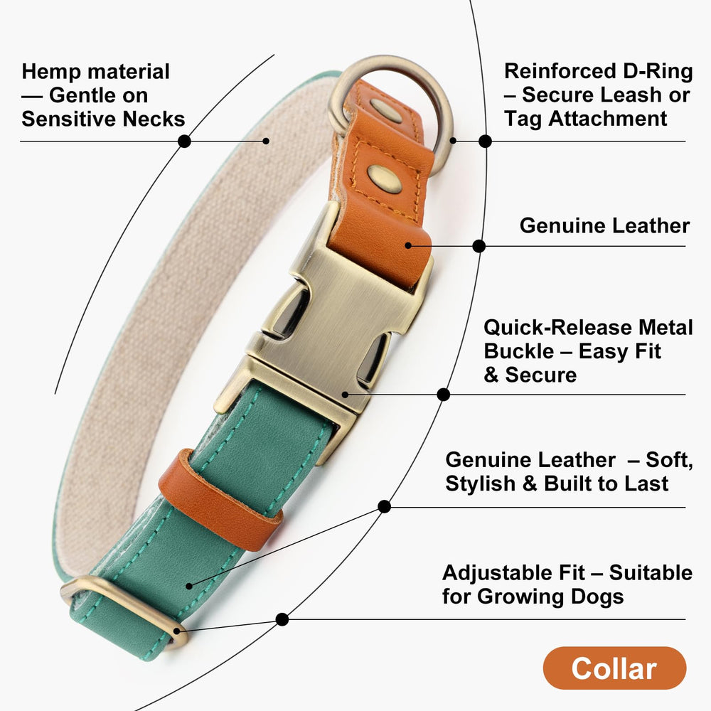 Plutus Pet eco-friendly natural fiber collar blends comfort and sustainability