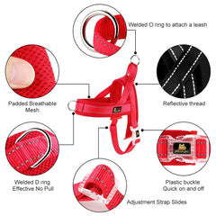 Plutus Pet No Pull Harness chest D-ring detail supports pull-free training