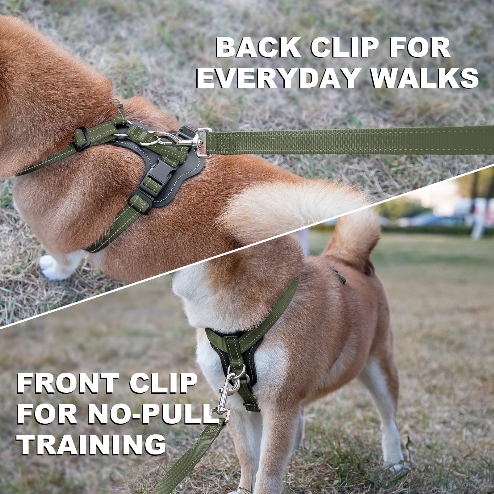 Plutus Pet harness with adjustable neck chest and belly for a precise fit