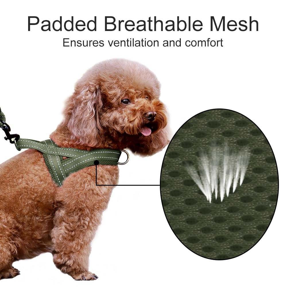 PLUTUS PET No Pull harness back D-ring for casual walking control