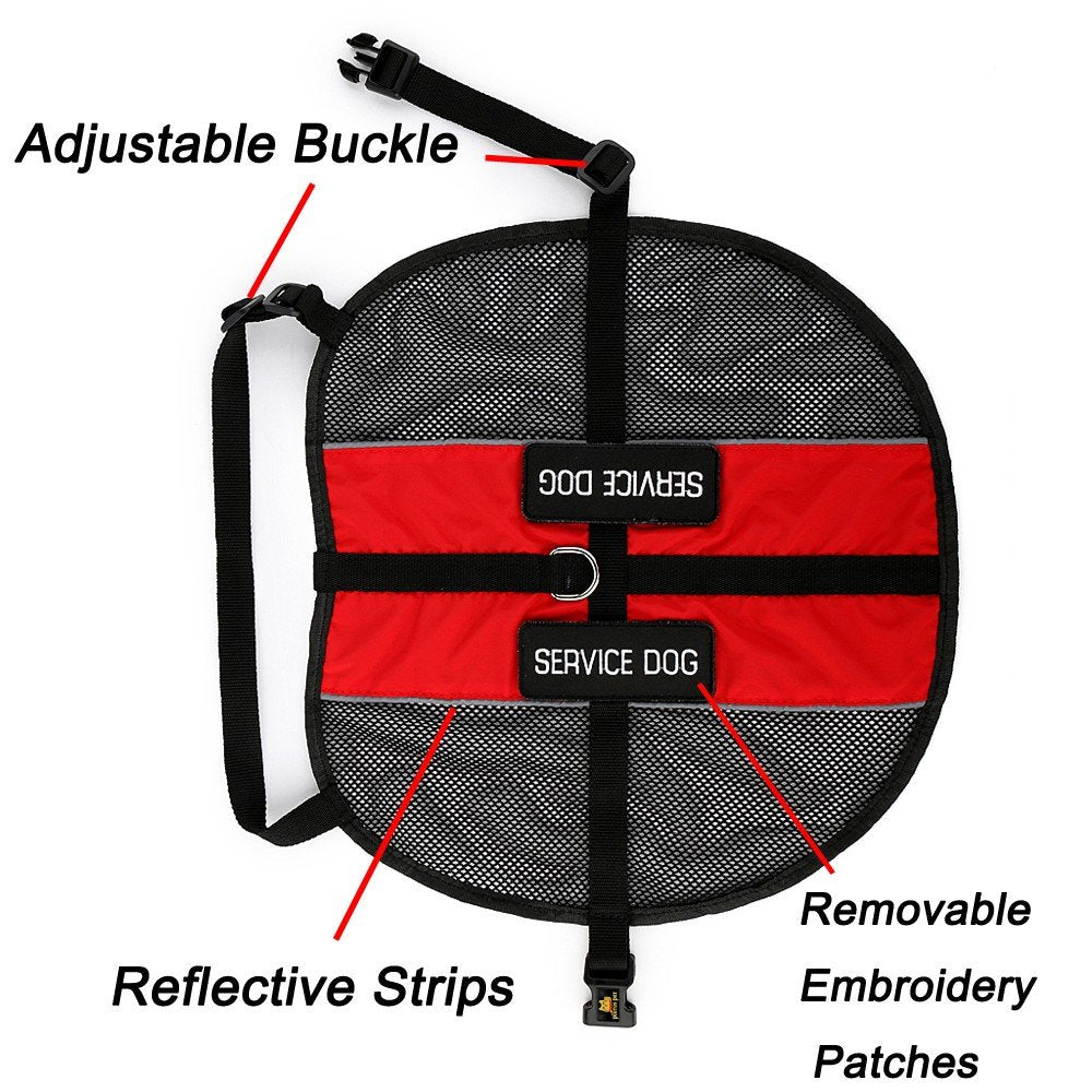 PLUTUS PET vest features breathable mesh that keeps dogs cooler