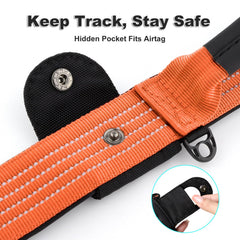 Plutus Pet tactical collar features soft neoprene padding for comfortable, extended wear.