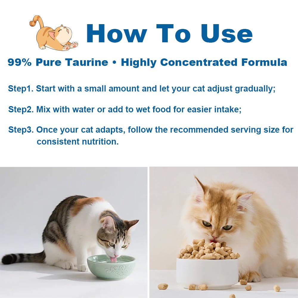 PLYNXE PurrVita Taurine bottle label highlights clean formula