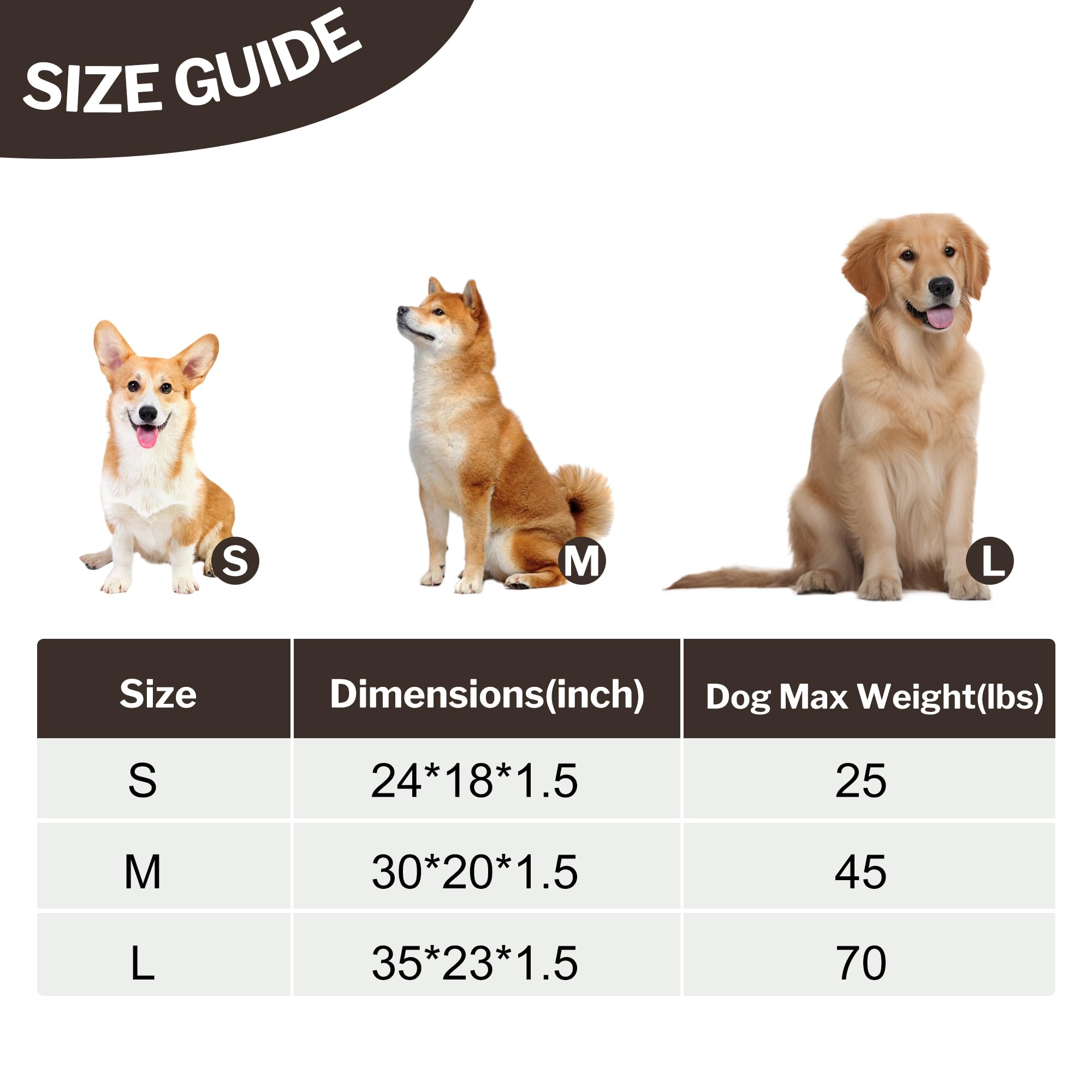 Pobopobo dog bed crate mat suitable for indoor and outdoor use.