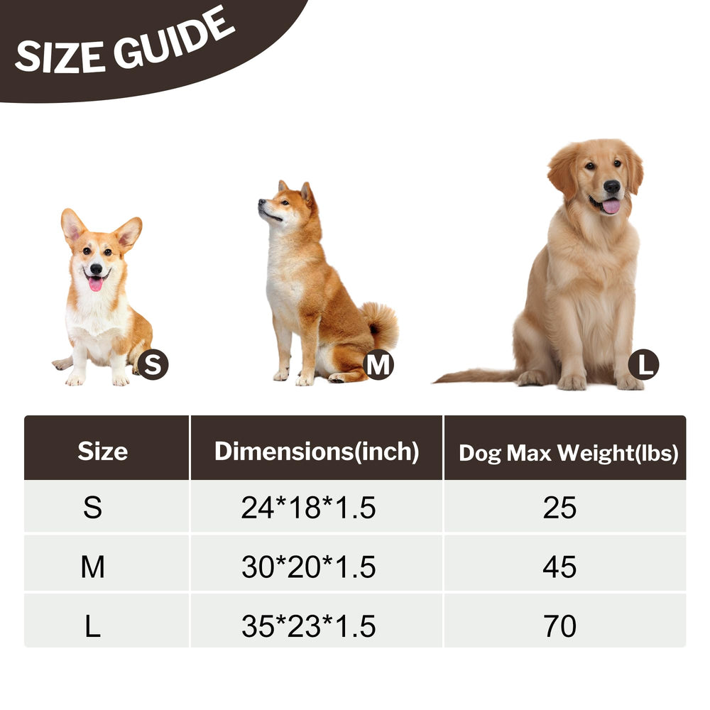 Pobopobo dog bed crate mat suitable for indoor and outdoor use.