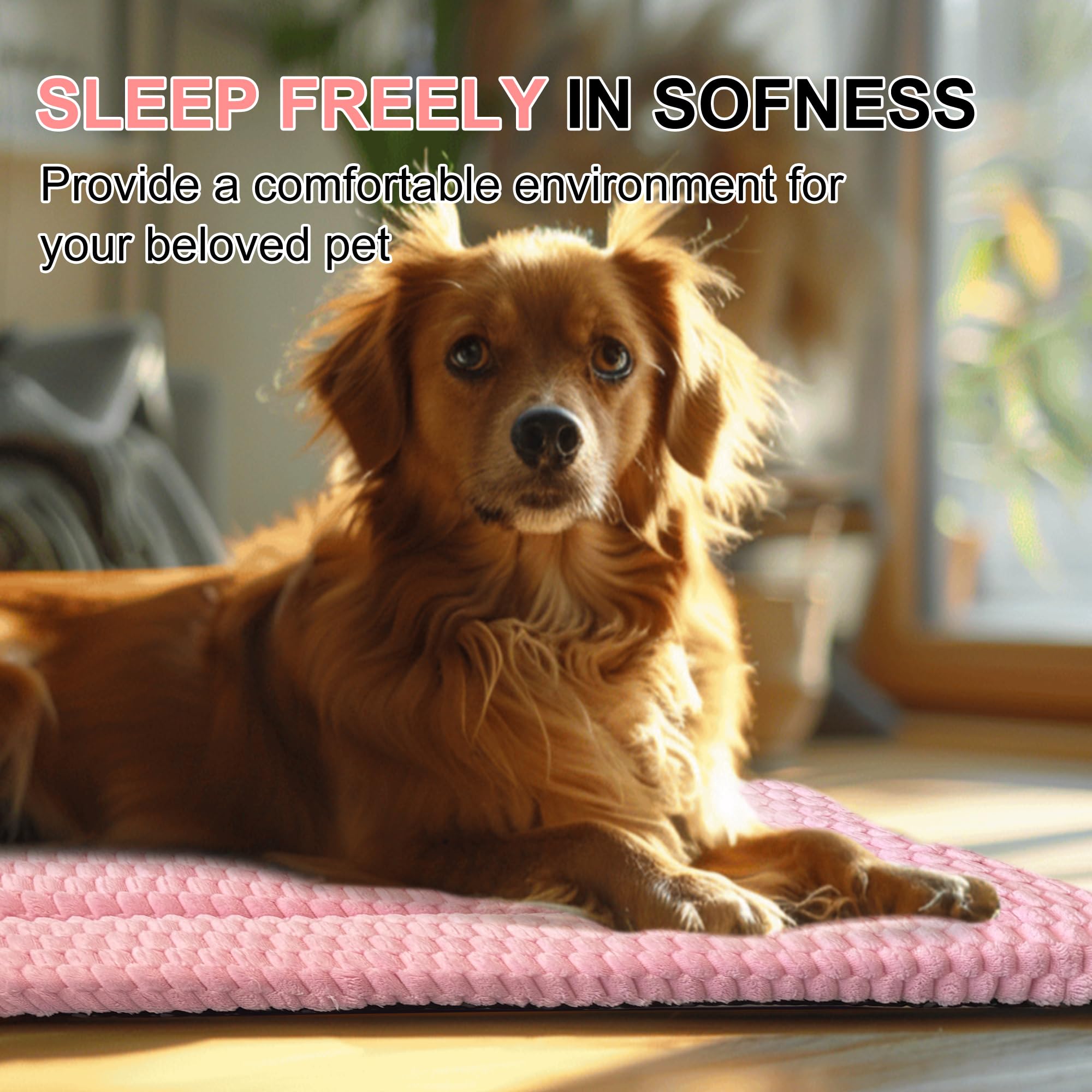Pobopobo crate mat is machine washable for easy cleaning.