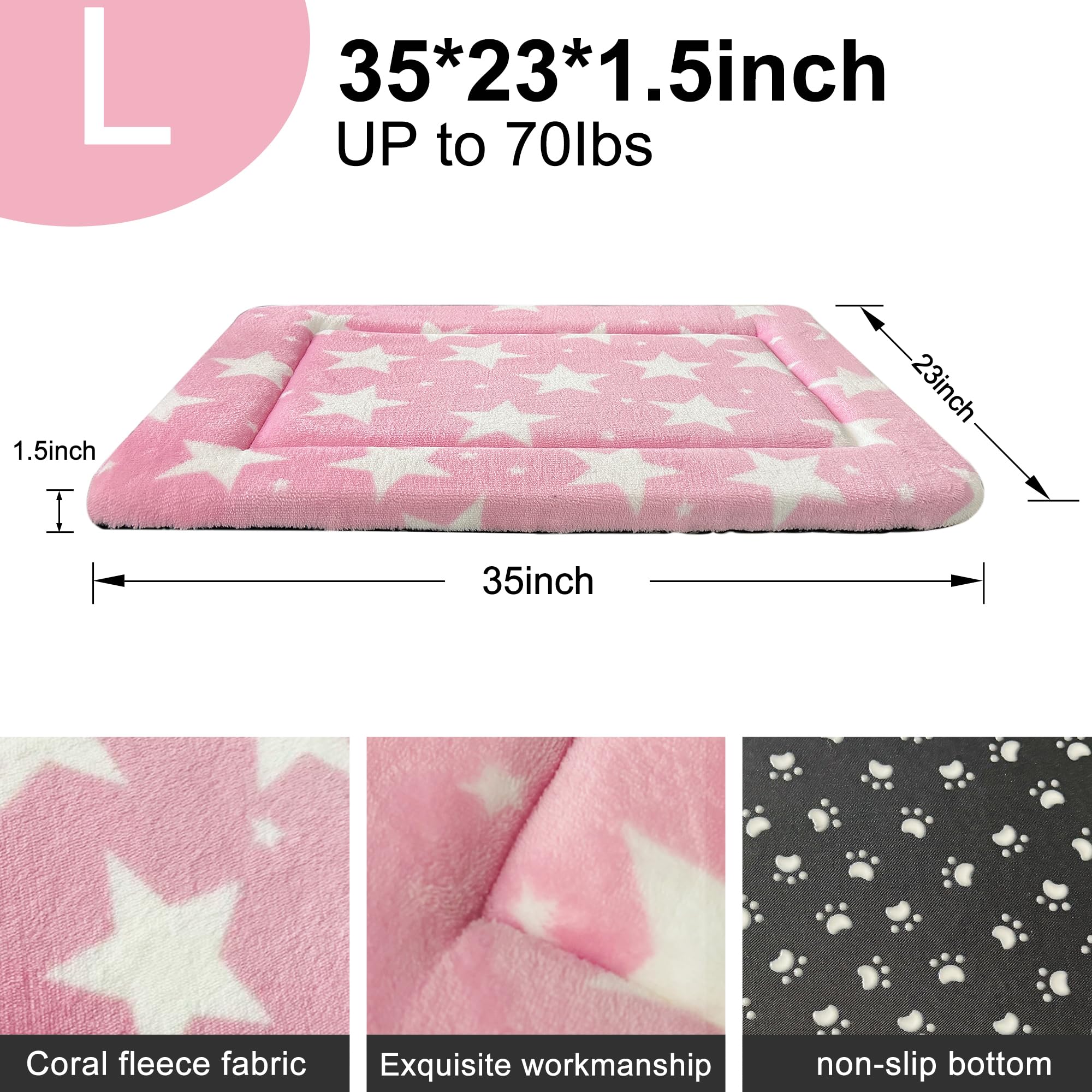 Pobopobo dog bed mat canvas side stays cool on warm days.