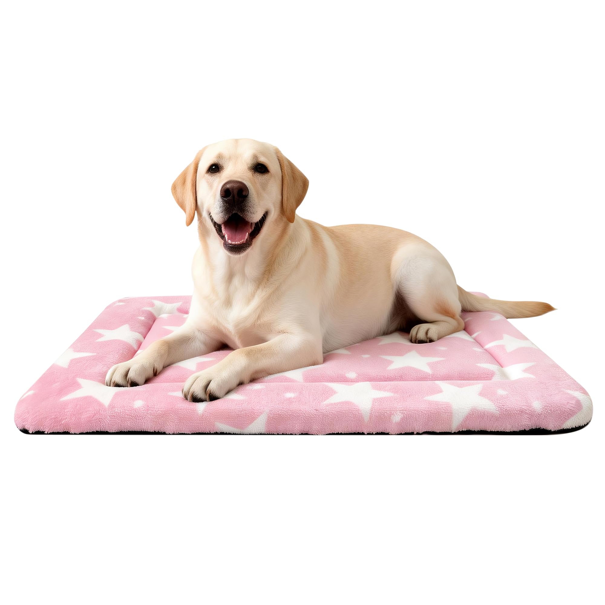 Pobopobo dog bed mat plush side for cozy crate comfort.