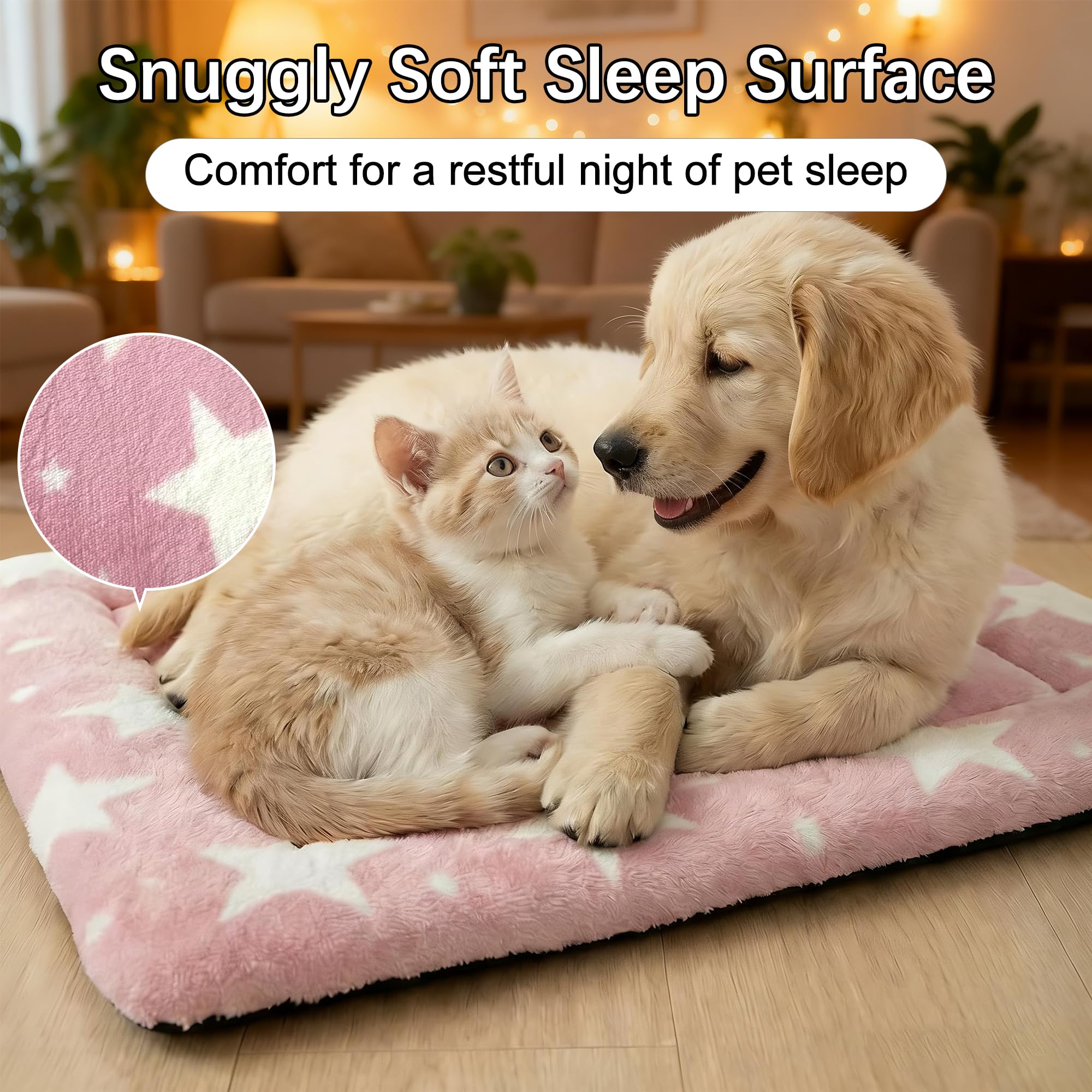 Pobopobo dog bed mat canvas side keeps pets cool and comfortable