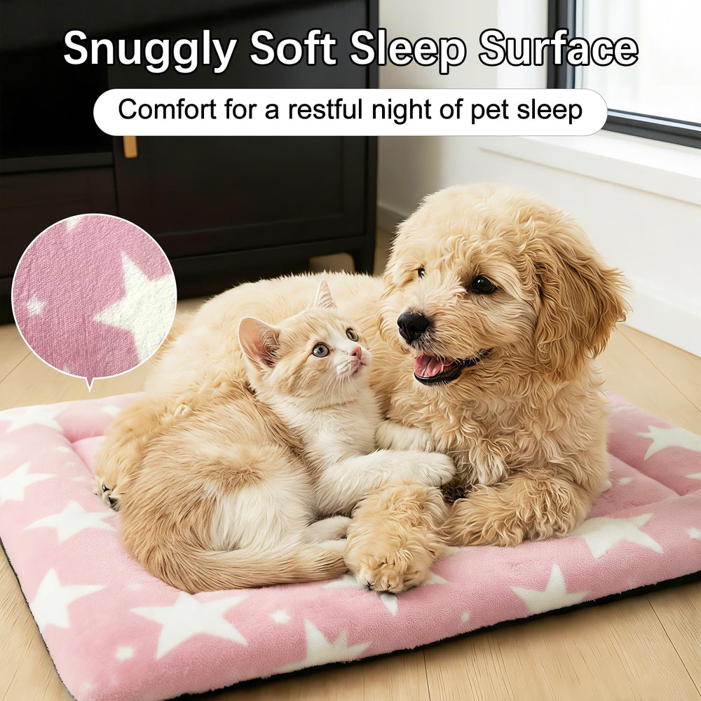 Pobopobo dog bed mat canvas side stays breathable and cool.