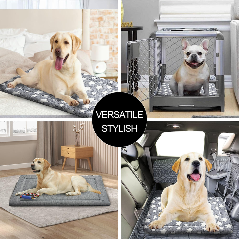 pobopobo dog bed mat crate-compatible for cozy crate lounging