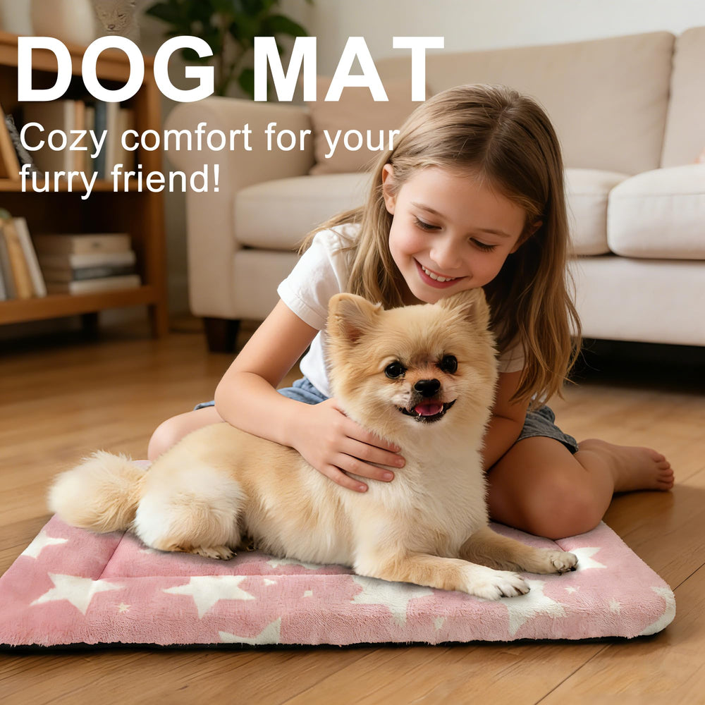 Pobopobo dog bed mat crate pad helps keep spaces tidy.