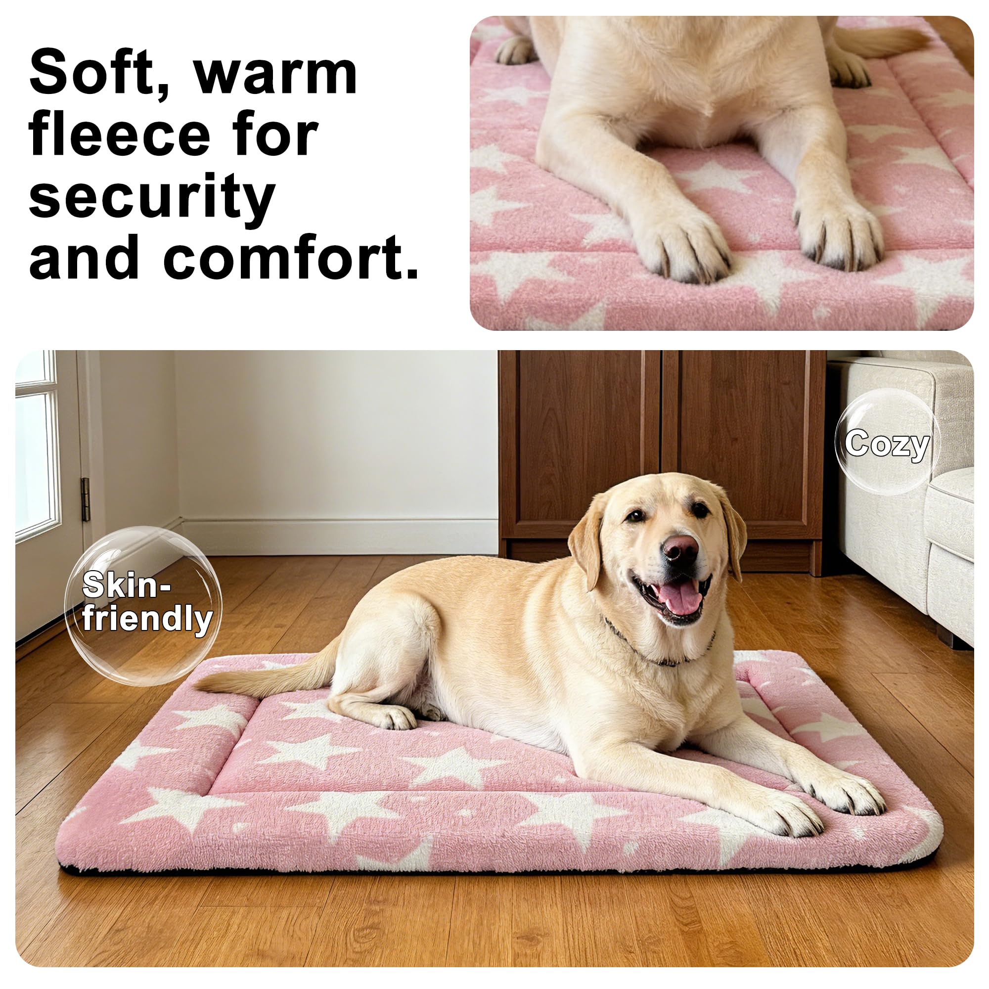 Pobopobo dog bed mat crate pad outdoors resists elements for adventures.