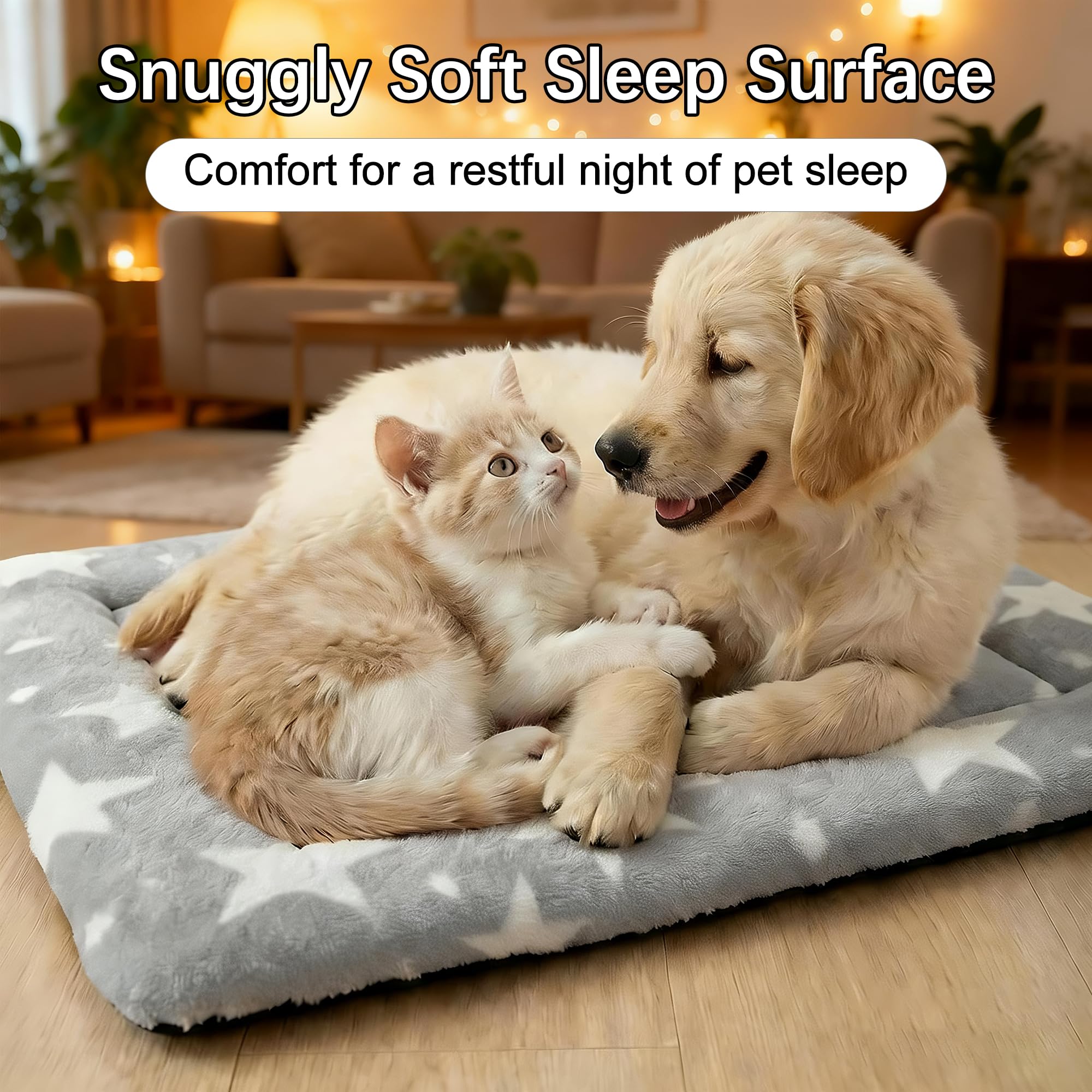 Pobopobo dog bed mat is machine-washable for easy cleaning.