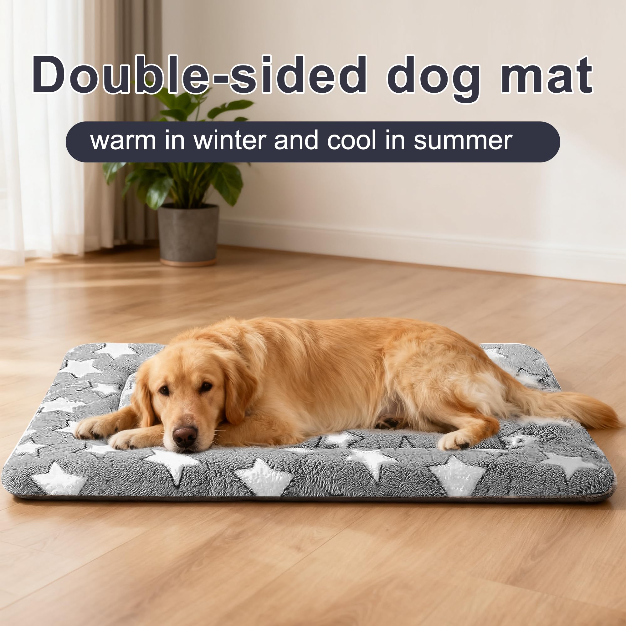 pobopobo dog bed mat machine washable for easy cleaning