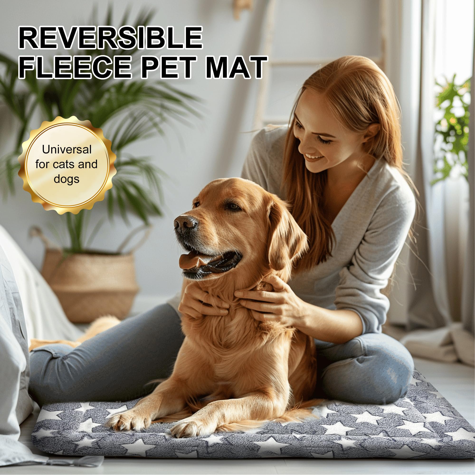 pobopobo dog bed mat size 35x23 inches for medium to large dogs