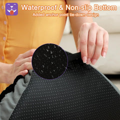 POCBLUE Deluxe bed has non-slip waterproof bottom for stable placement