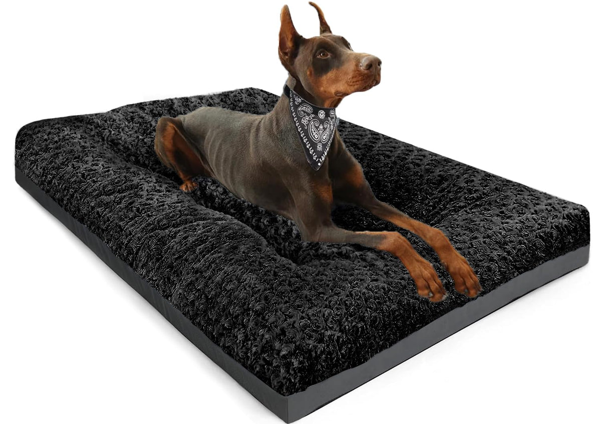 POCBLUE Deluxe dog bed 35-inch with washable design for medium to large dogs
