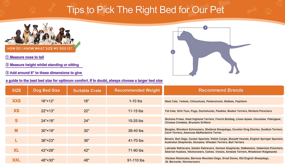 POCBLUE dog bed offers versatile use in crates, cars, indoors, or outdoors.