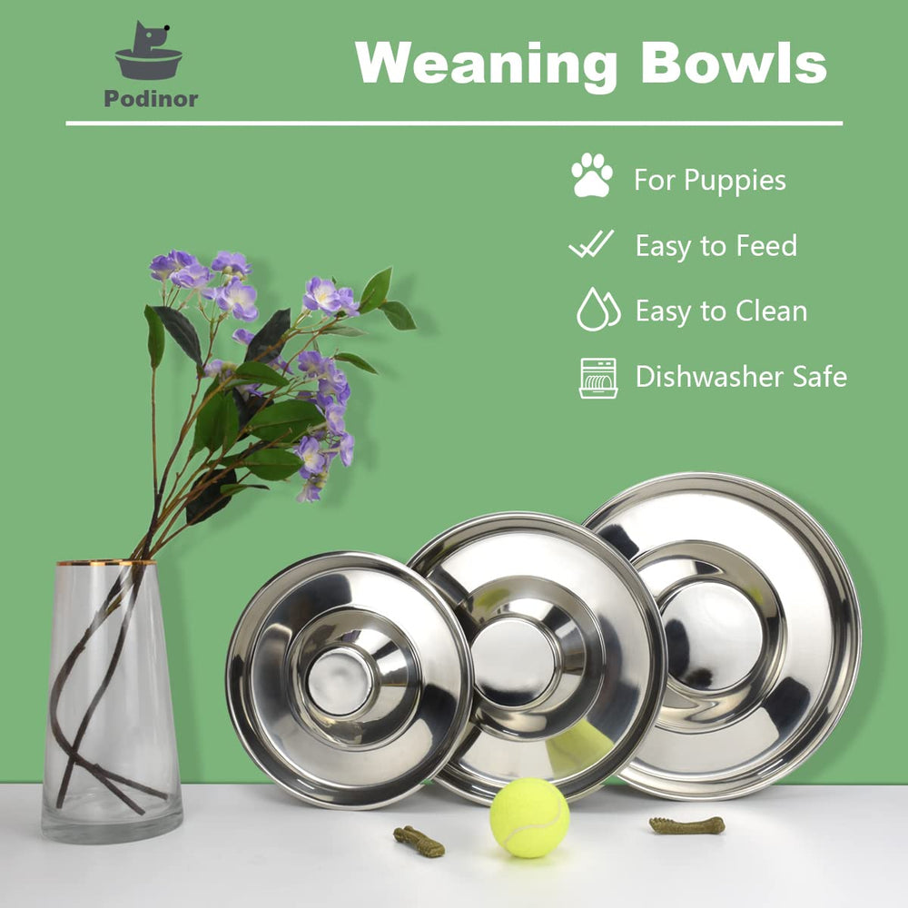 Podinor bowls stackable design saves space during travel.