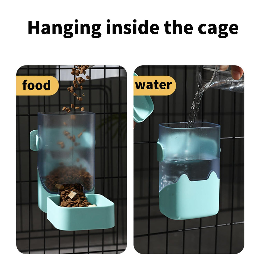 PODOO hanging inside or outside the cage demonstrates versatile placement