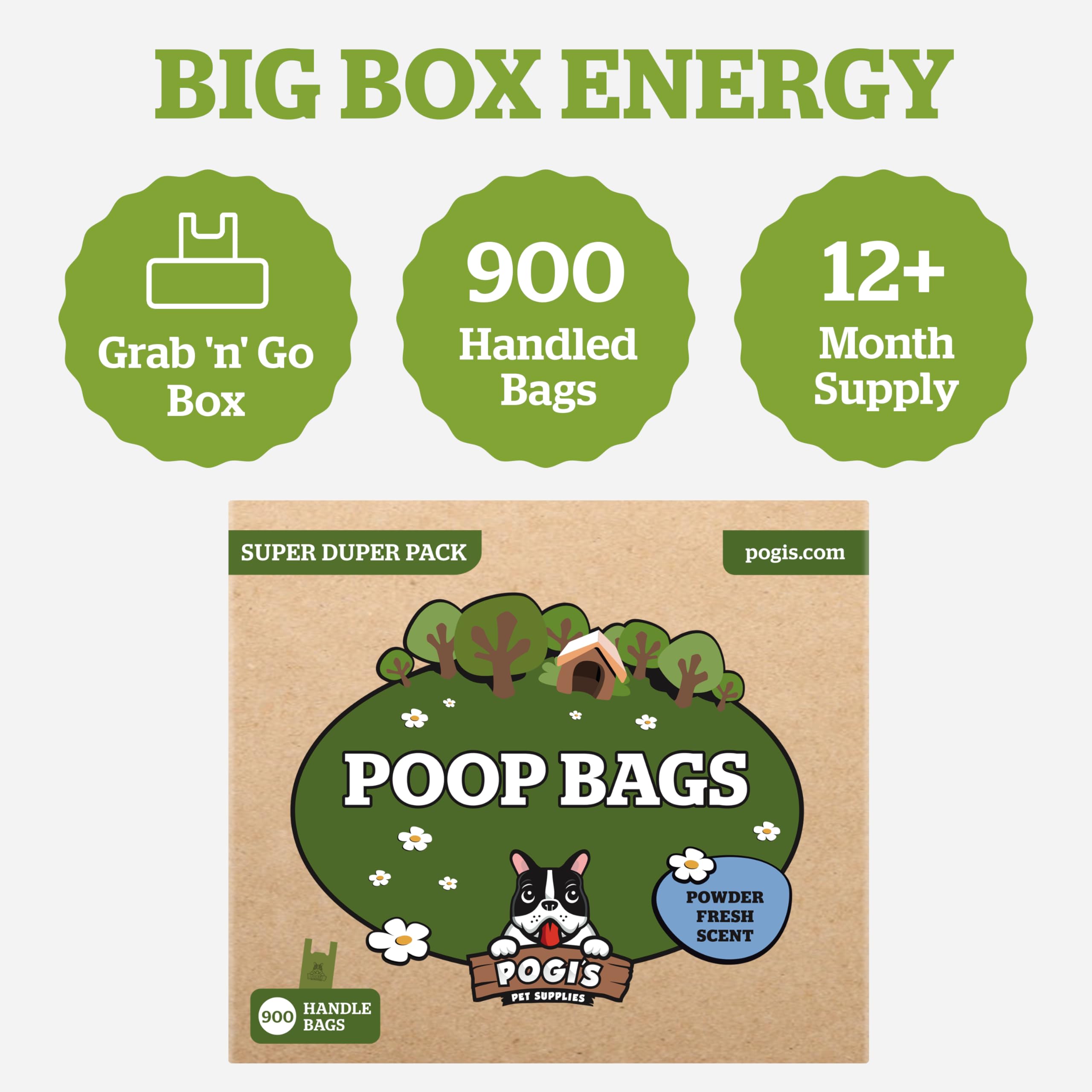 Flat dispensing box allows easy single-bag draws.