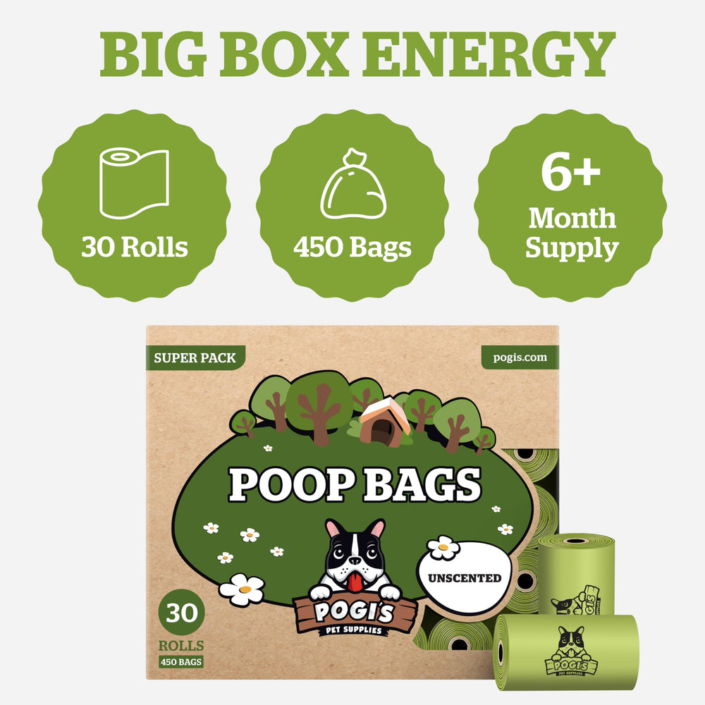 Pogi's packaging uses cardboard to reduce waste and simplify storage.