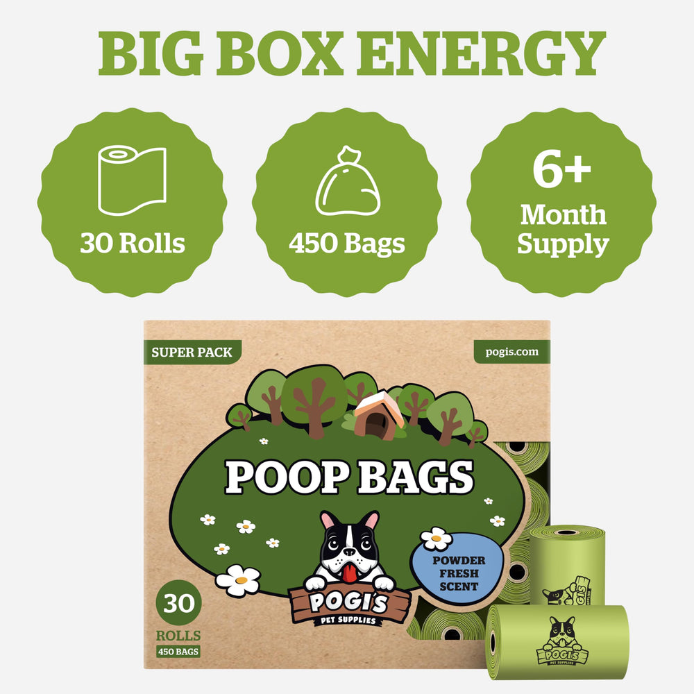 Pogi’s Dog Poop Bags fit standard dispensers for convenience