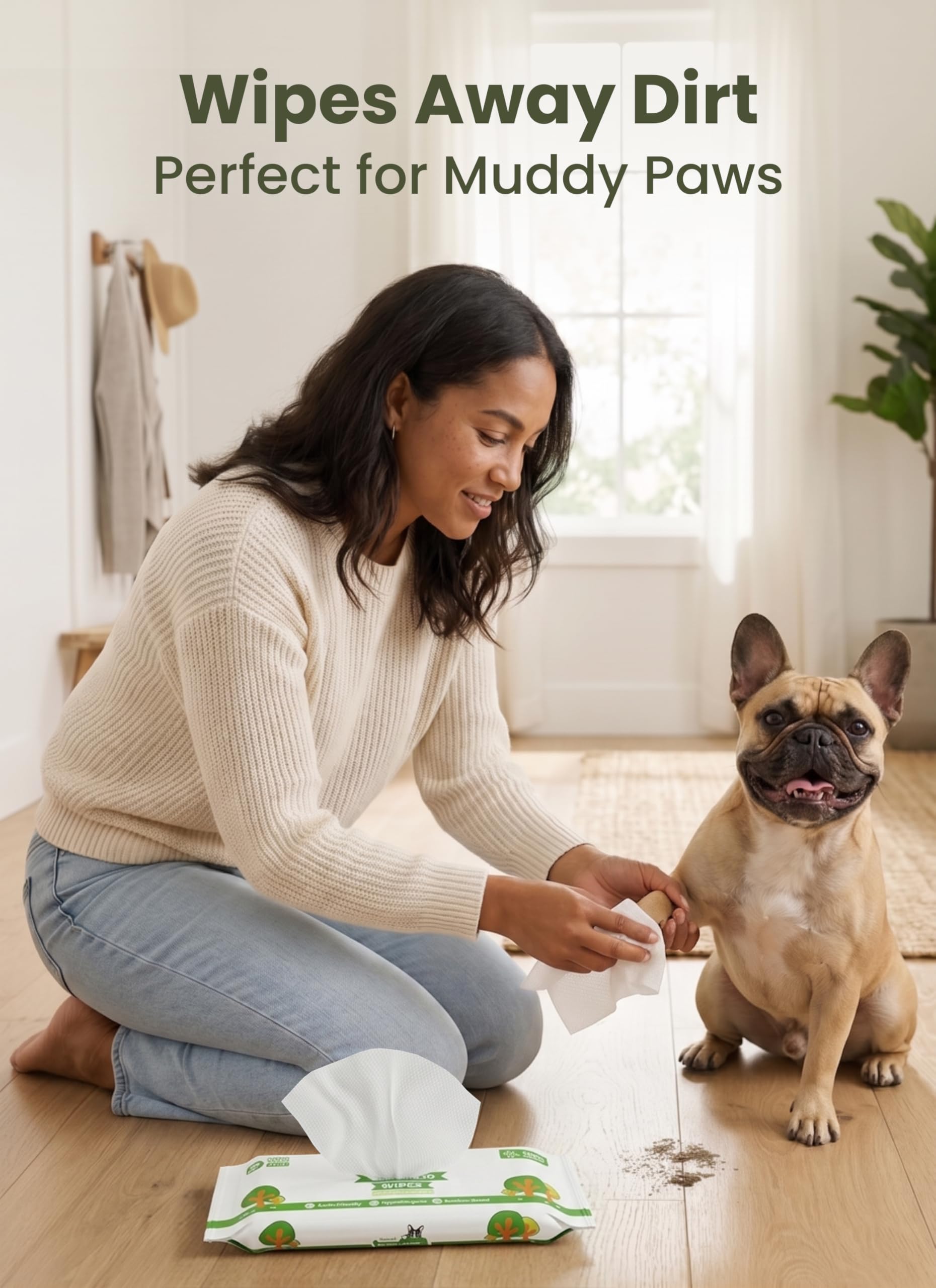 Pogi’s Dog Wipes Travel Pack – body wipe to remove dirt and odors