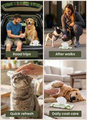 Pogi’s Dog Wipes Travel Pack – face-friendly wipe for sensitive areas