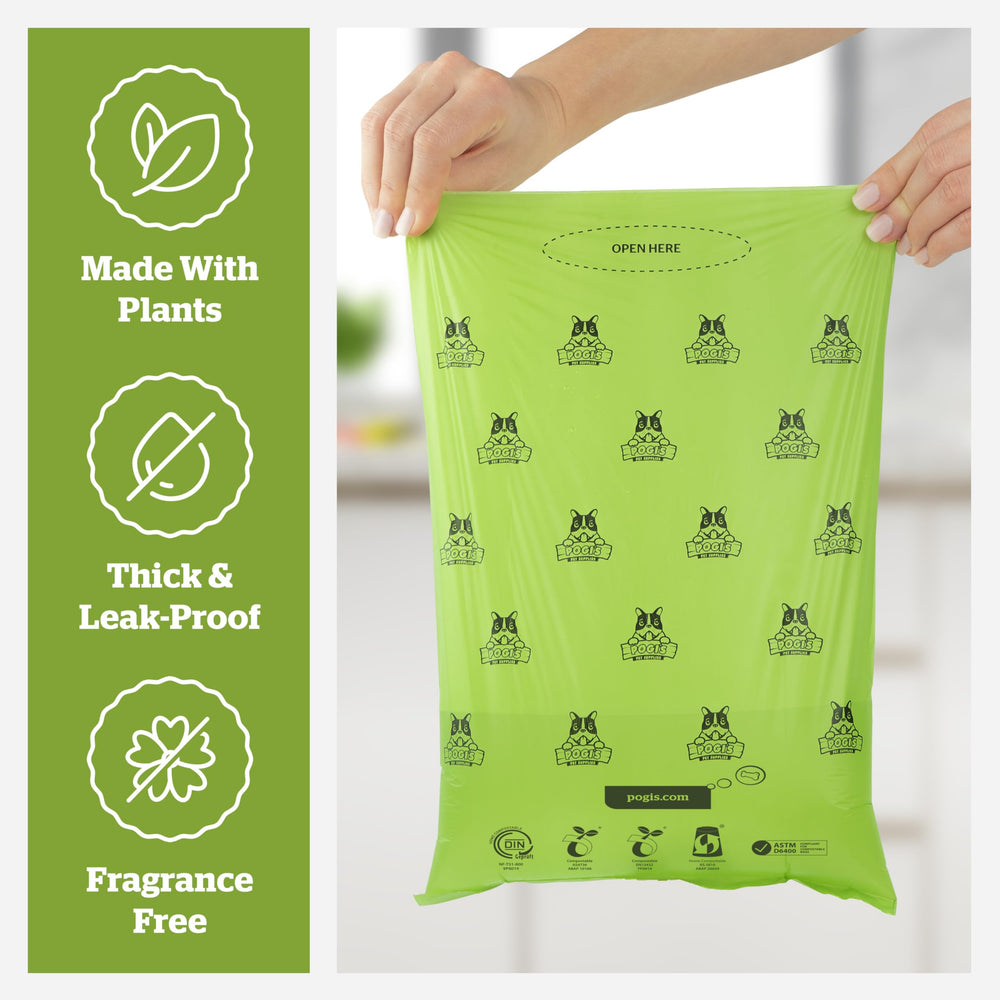 Pogi's extra-large bags for dogs of all sizes on daily strolls