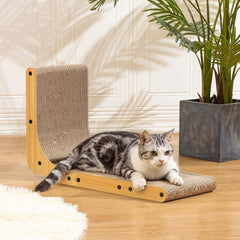 Poils bebe cardboard scratcher for indoor use protects furniture.