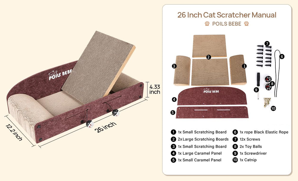 Poils bebe cozy nap sofa helps cats relax
