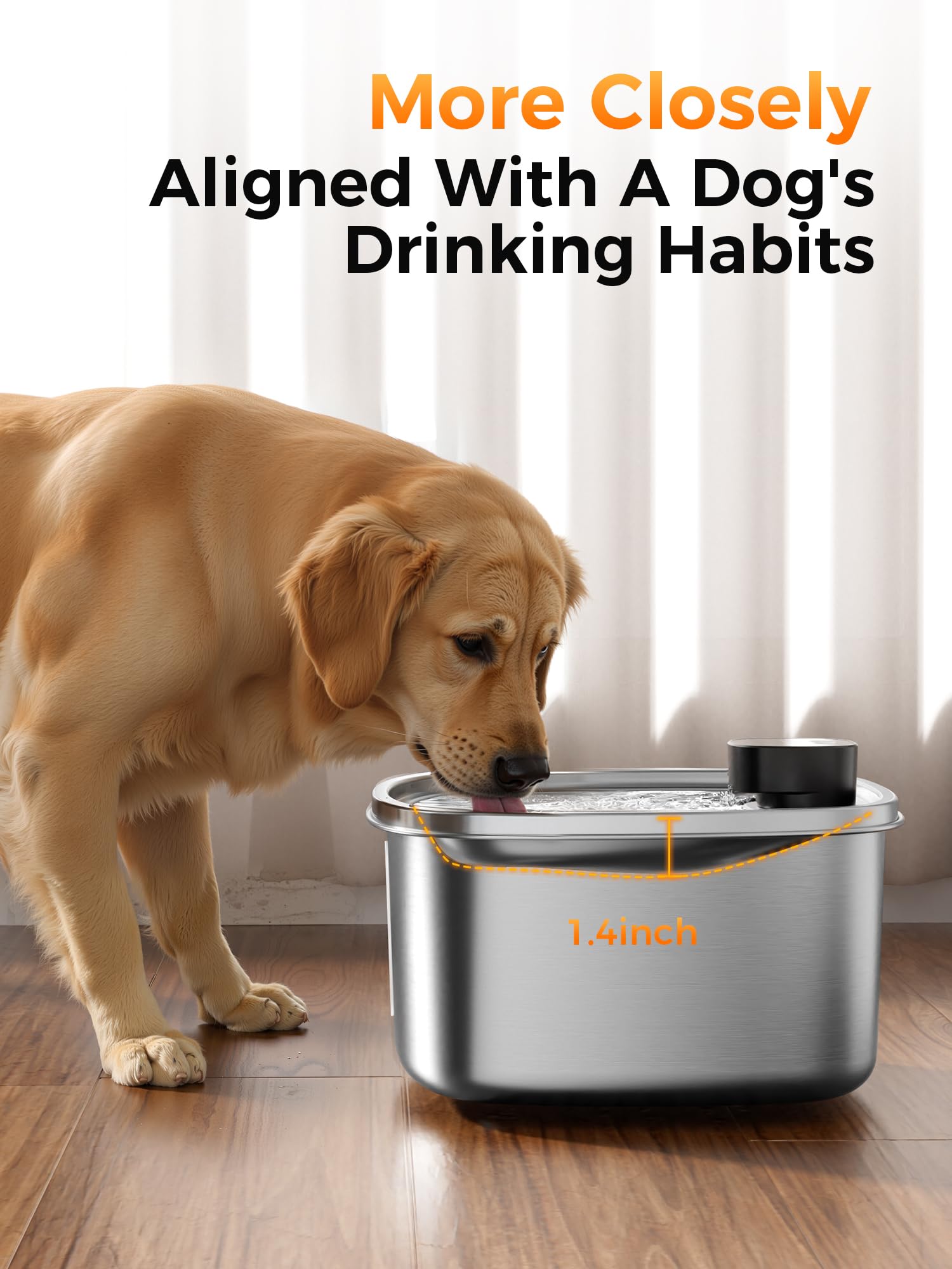 Pokpet filtration system visible in stainless steel bowl