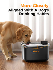 Pokpet water fountain stainless steel basin for rust-resistant cleaning.