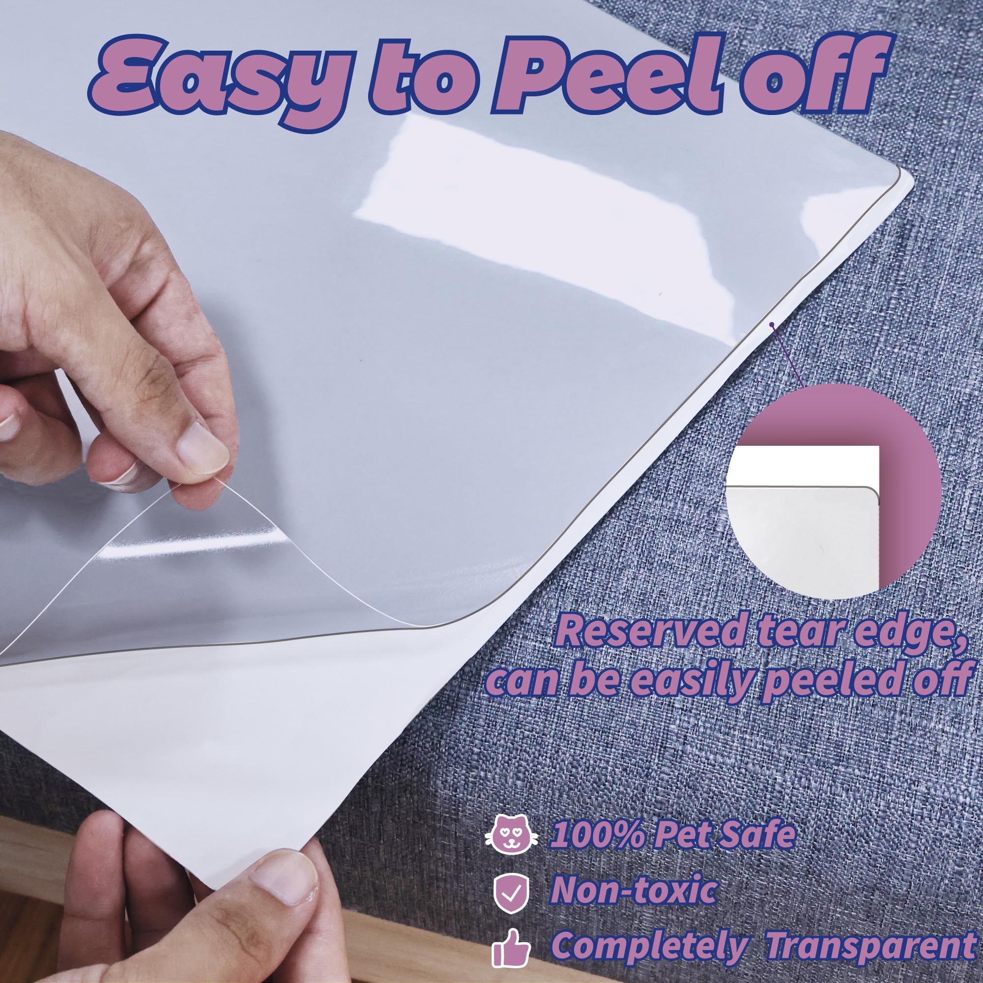 Polamg transparent odorless protector vanishes on couches without residue