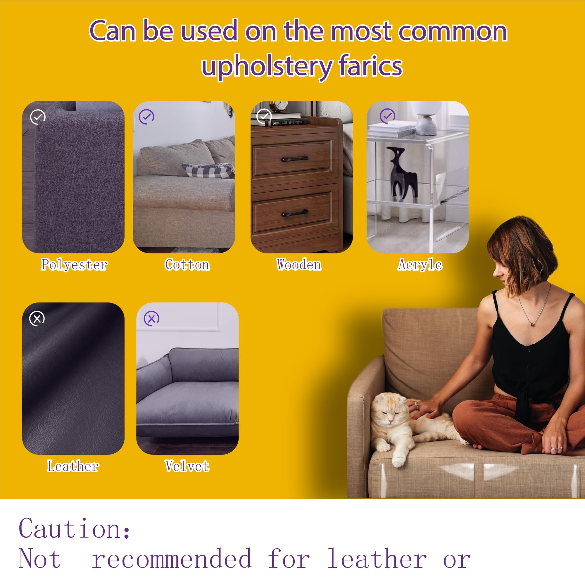 Polamg protector on walls prevents playful paws from leaving marks.