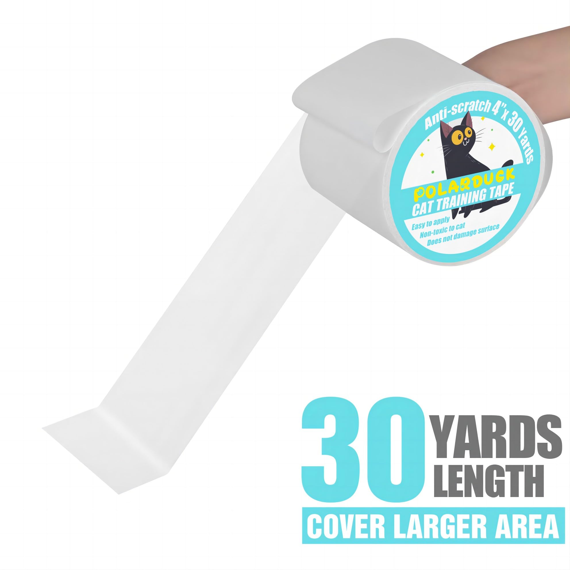 Polarduck easy-application on furniture edge for quick protection.