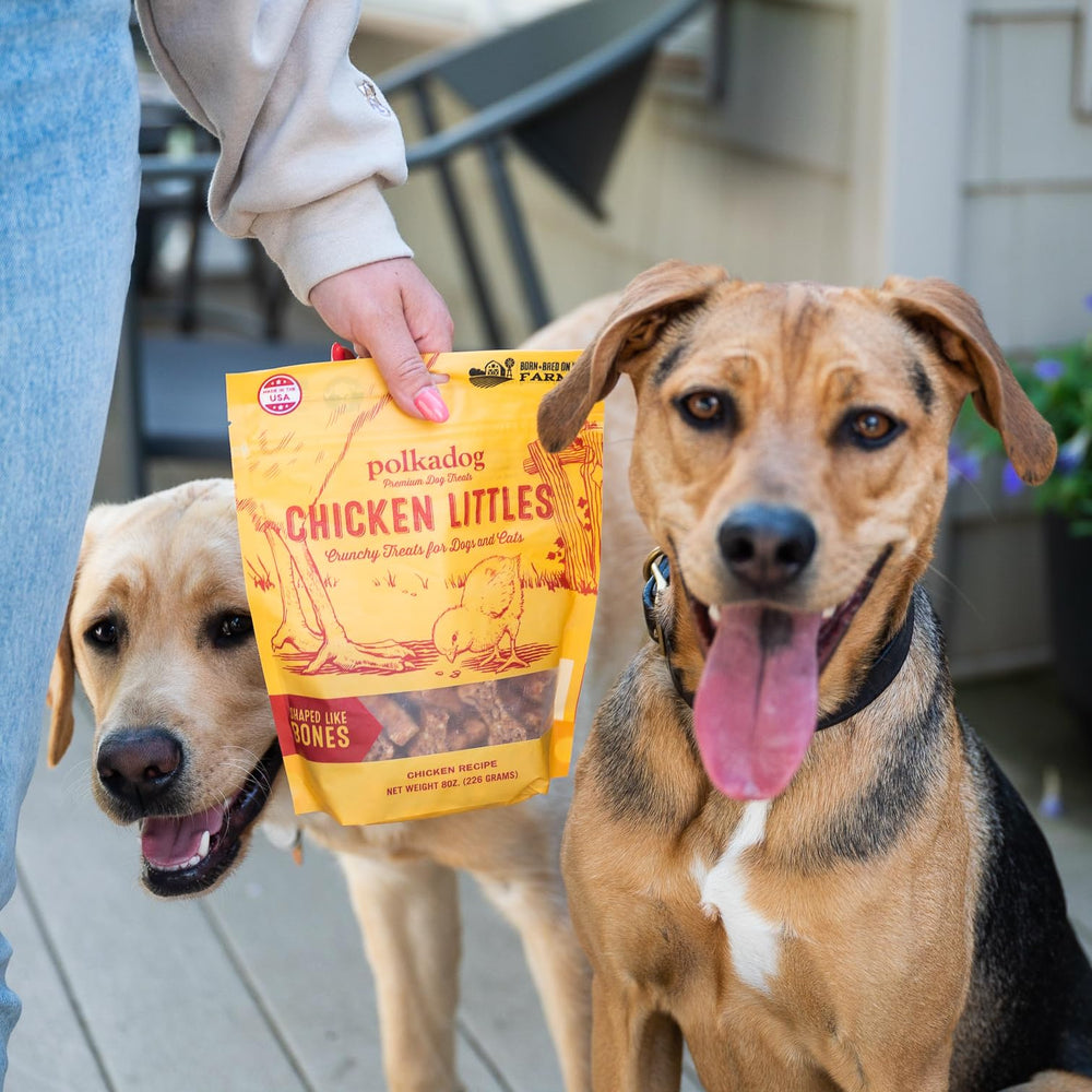Polkadog Chicken Littles training-friendly lean protein snack