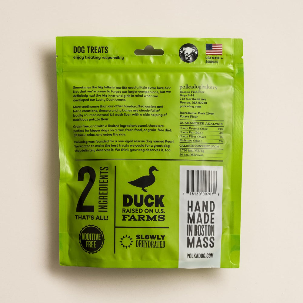 Polkadog Lucky Duck small-batch kitchen process ensures premium flavor and texture