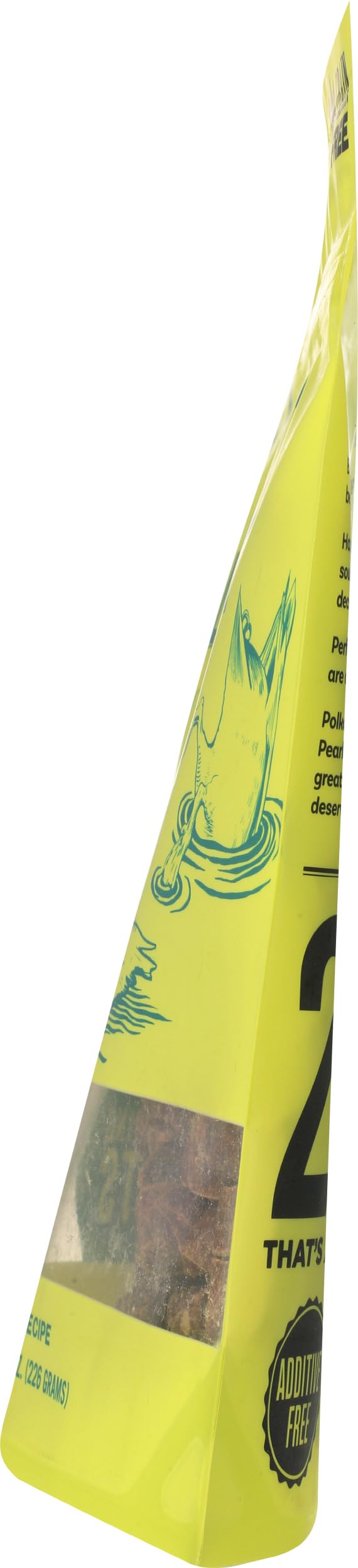 Polkadog Lucky Duck Crunchy Training Bits demonstrates grain-free diet visuals for dogs.