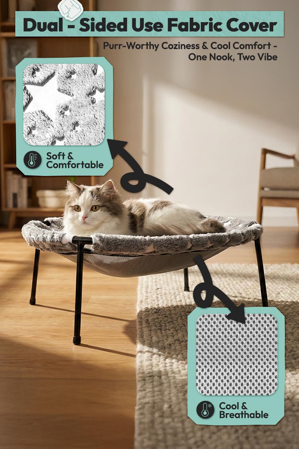 POMESEA breathable cover for comfortable all-season lounging