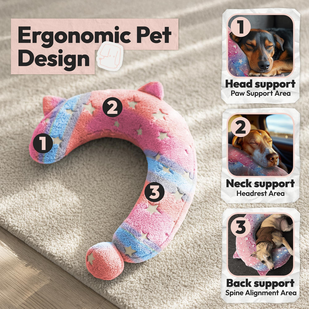 POMESEA pillow in plush fabric for cozy naps and comfort.