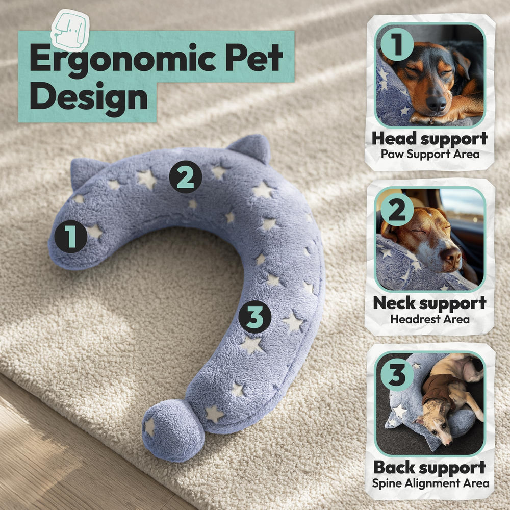 POMESEA swan-shaped dog pillow provides cozy support for joints