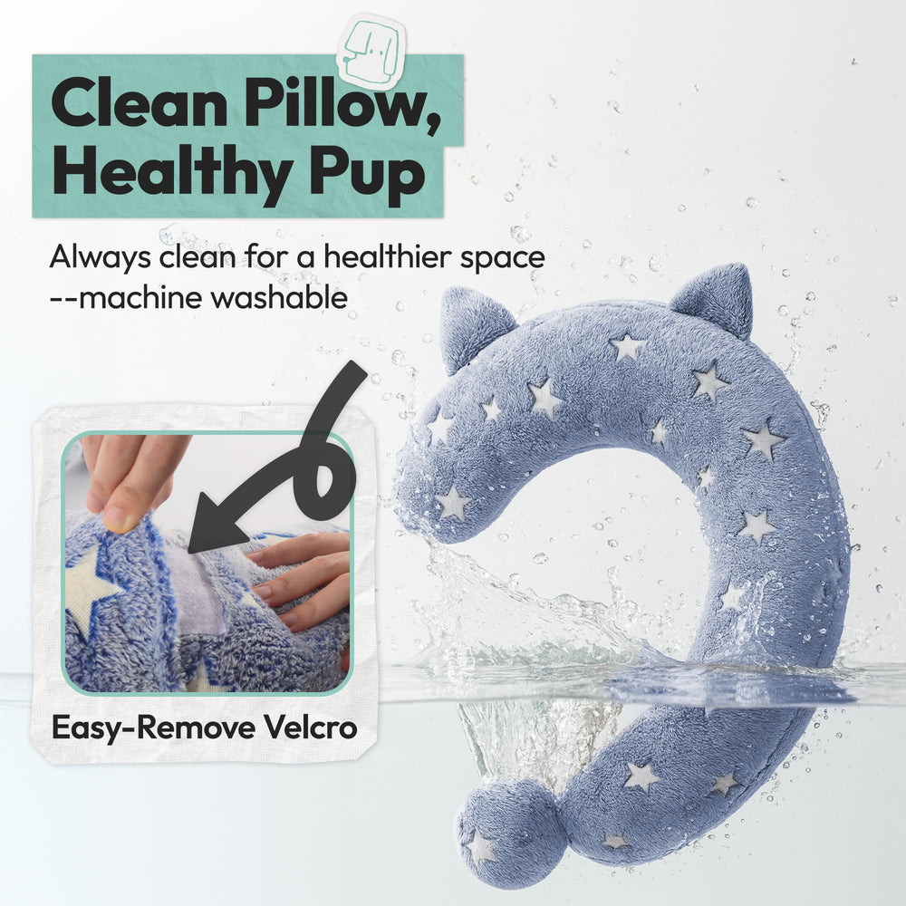 POMESEA gray dog pillow versatile color fits many spaces