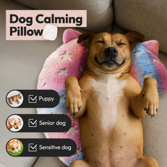 POMESEA washable dog pillow in blue for easy cleaning and freshness.