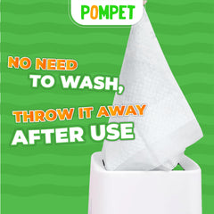 POMPET leak-proof bottom keeps cage trays dry and clean.