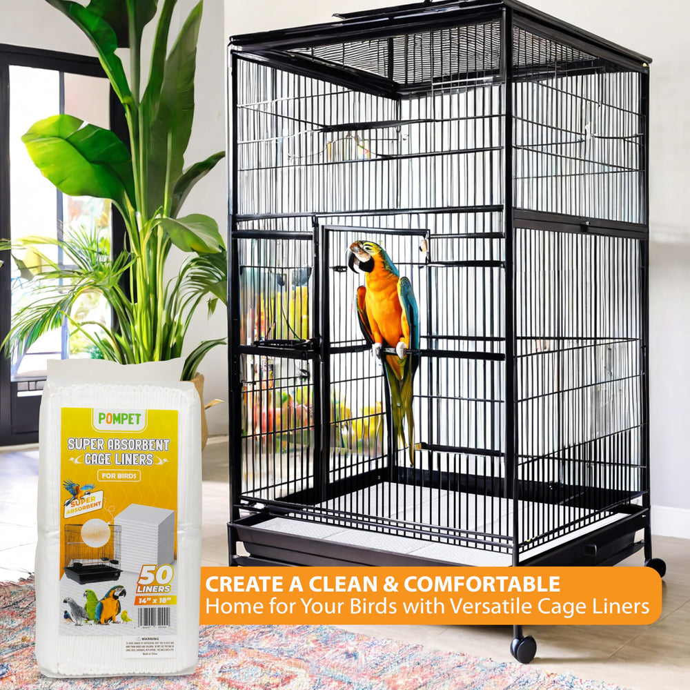 POMPET suitable for parakeets, cockatiels, canaries, and other small birds.