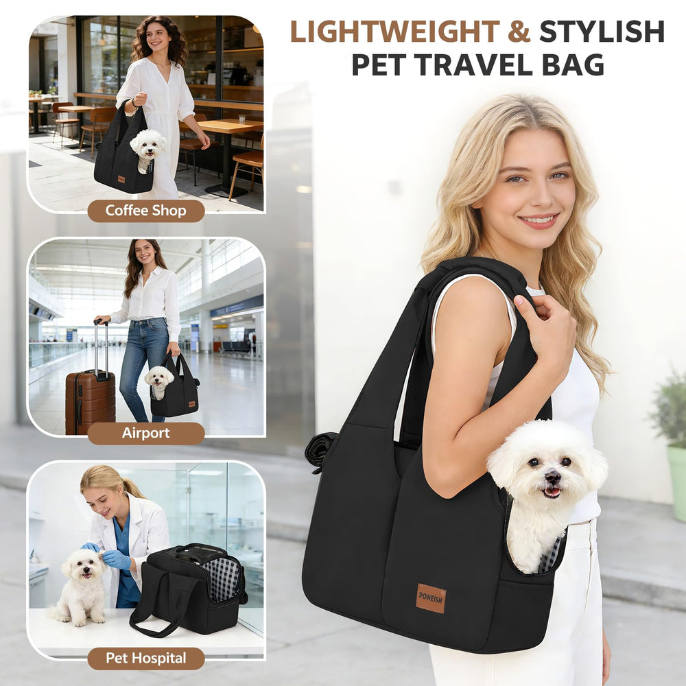 PONEISH six-pocket carrier organizes treats, water, and keys